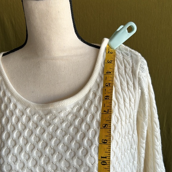 Calvin Klein Cable Knit Sweater Dress - Picture 8 of 9